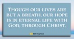 When Life Is Like a Breath (Psalm 39:5) - Your Daily Bible Verse - December 8