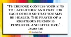 Praying God’s Will for One Another (James 5:16) - Your Daily Bible Verse - December 31