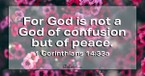 A Prayer for Peace in Confusing Times - Your Daily Prayer - January 19