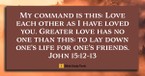 The Gift of Sacrificial Love (John 15:12-13) - Your Daily Bible Verse - February 19