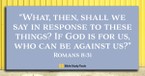 Believing God Is for Us (Romans 8:31) - Your Daily Bible Verse - March 10