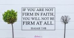 A Prayer to be Firm in Your Faith - Your Daily Prayer - July 27