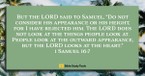 God Sees Through Our Masks (1 Samuel 16:7) - Your Daily Bible Verse - August 3