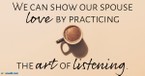Don’t Just Hear Your Spouse, Listen - Crosswalk Couples Devotional - March 14