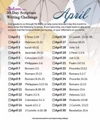 April Scripture Writing Guide (2020)
