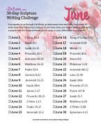 June Scripture Writing Challenge (2023)