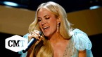 Carrie Underwood Sings 'Go Rest High On That Mountain' to Honor Vince Gill