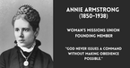 How Did Annie Armstrong Change Missions?