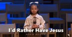 Young Girl Stands in Front of Church and Sings ‘I’d Rather Have Jesus’