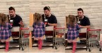 Dad Channels His Inner Cashier in Cute Video with Adorable Daughter