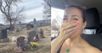 Emotional Moment Woman Sees Sign from God at Boyfriend's Grave