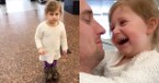 Toddler Is Full of Joy and Tears When Military Dad Comes Home