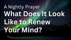 What Does It Look Like to Renew Your Mind | Your Nightly Prayer