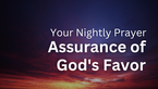 Assurance of God's Favor