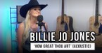 Billie Jo Jones Soul-Stirring Acoustic ‘How Great Thou Art’ Performance