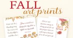 Fall Art Prints