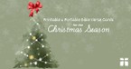 Printable Verse Cards for Christmas - Carry the Joy of the Season with You!