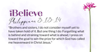 Your Daily Verse - Philippians 3:13-14 - July 27th