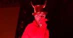 Sam Smith Wears Devil-Horned Top Hat during Controversial Grammy Performance of 'Unholy'