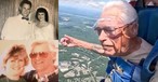 90-Year-Old Veteran Shares the Unexpected Way He Honors His Late Wife by Skydiving