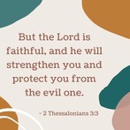 Your Daily Verse - 2 Thessalonians 3:3