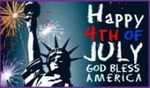 Happy Fourth of July, God Bless America!