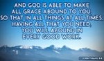 God's Grace Gives Me Everything!