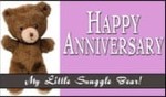 Happy Anniversary Snuggle Bear