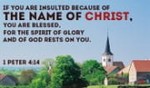 The Name of CHRIST is NOTHING to be ashamed of!