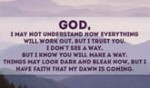 I trust you, God!