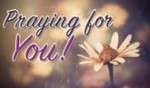 Praying for you!