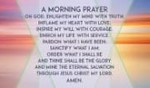 A Morning Prayer