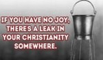 You might have a leak in you Christianity