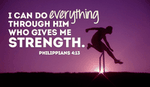 Anything is possible through GOD! - Philippians 4:13