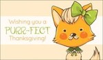 Wishing You  A Purr-Fect Thanksgiving