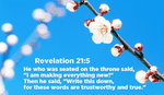 Make new things this year! - Revelation 21:5