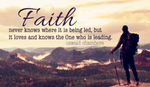 If it were easy, it wouldn't be called FAITH