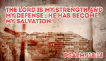 God is my STRENGTH! - Psalm 118:14