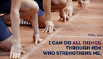 Any task can be completed through the strength in God! - Philemon 4:13
