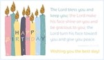 Happy Birthday - Numbers 6:24-26