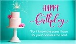 Jeremiah 29:11 - Happy Birthday
