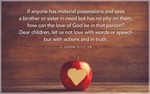 1 John 3:17-18