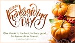 Happy Thanksgiving - Give Thanks