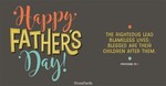 Happy Father's Day - Prov. 20:7