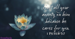 Cast Your Anxiety on Him - 1 Peter