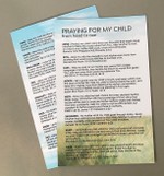 Praying for My Child Prayer Cards