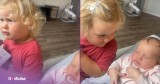 Toddler Hilariously Gets Annoyed When 2-Week-Old Won't Answer This Question