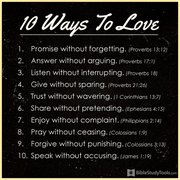 10 Ways to Love