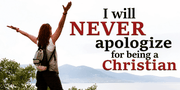 I Will Never Apologize