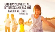 God Has Never Failed Me